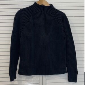 Harolds Sweater XL Black Turtleneck Heavy Cotton Y2K Preppy Designer Vintage